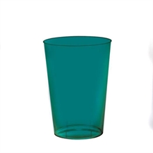 BICCHIERI 230CC TRASPARENTE TEAL GREEN 10PZ