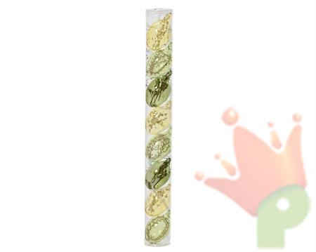 UOVA DA APPENDERE DECORO FIORI SECCHI 8 PZ 3,5X5 CM
