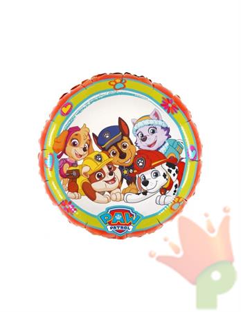 PALLONCINO MYLAR PAW PATROL PAWSOME 45 CM