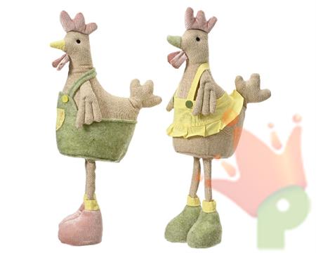 GALLINA IN POLIESTERE H.45X14X24 CM