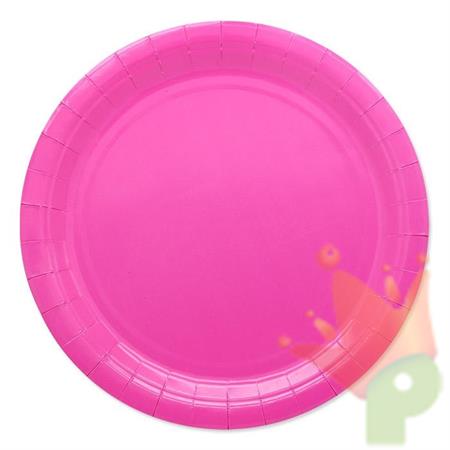 PIATTI 24CM ECOLOR FUCSIA 25PZ