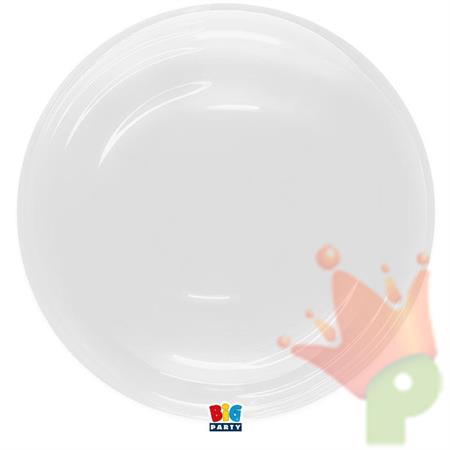 PALLONCINO DECO BUBBLE 36INCH 90 CM CRYSTAL