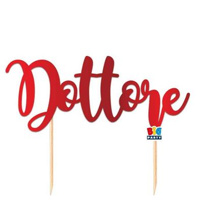 CAKE TOPPER LAUREA DOTTORE ITALIC 20X16 CM