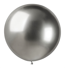 PALLONCINI GLOSSY 31INCH 80 CM ARGENTO 5 PZ