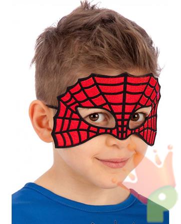 MASCHERA RAGNO IN TESSUTO PER BAMBINI