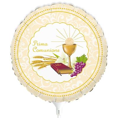 PALLONCINO MYLAR 9INCH LA MIA COMUNIONE 5PZ