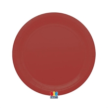 PIATTI ECOLOR ROSSO INTENSO 24 CM 25 PZ