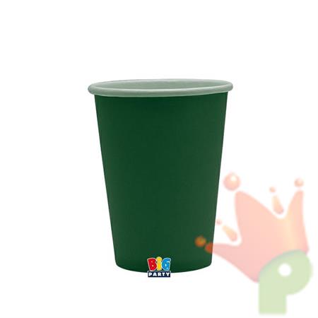 BICCHIERI ECOLOR VERDE FORESTA 25 PZ 200 CC