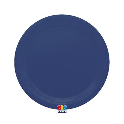 PIATTI ECOLOR BLU NOTTE 25 PZ 24 CM