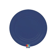 PIATTI ECOLOR BLU NOTTE 25 PZ 18 CM