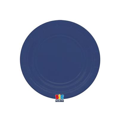 PIATTI ECOLOR BLU NOTTE 25 PZ 18 CM