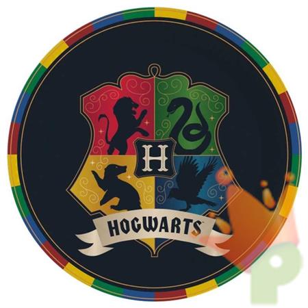 PIATTI IN CARTA HARRY POTTER 23 CM 8 PZ