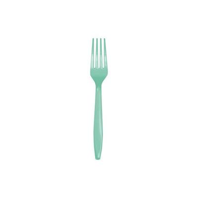 FORCHETTE IN PLASTICA VERDE MENTA 24 PZ