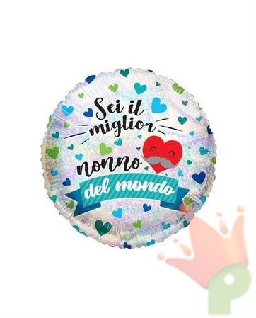 PALLONCINO MYLAR 18INCH SEI IL MIGLIOR NONNO DEL MONDO
