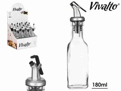 OLIERA IN VETRO CON TAPPO DOSATORE 180 ML