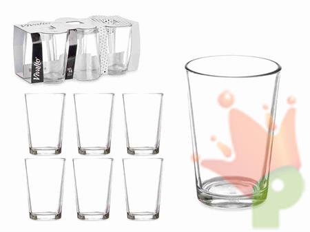 BICCHIERI IN VETRO 200 ML 6 PZ