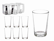 BICCHIERI IN VETRO 200 ML 6 PZ