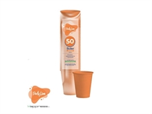 BICCHIERI IN PLASTICA ARANCIONE 200 CC 50 PZ