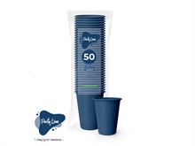 BICCHIERI IN PLASTICA BLU 200 CC 50 PZ