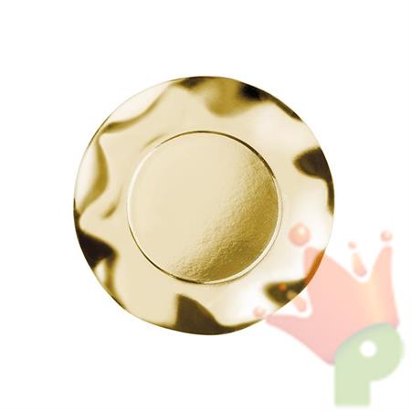 PIATTI PIANI TWENTY ORO LUCIDO 10 PZ 25 CM