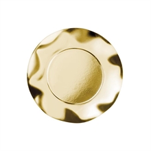 PIATTI PIANI TWENTY ORO LUCIDO 10 PZ 25 CM