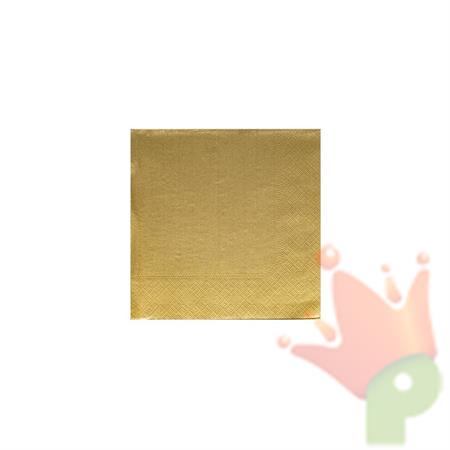 TOVAGLIOLI ORO 3 VELI 33X33 CM 20 PZ