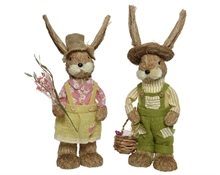 CONIGLIO / CONIGLIETTA IN FIBRA NATURALE 1 PZ ASSORTITO