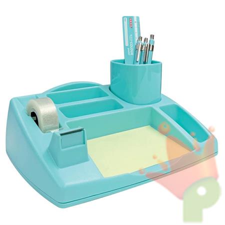 DESK ORGANIZER OLIVER AZZURRO PASTELLO ARDA