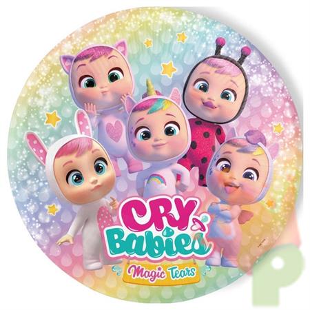 PIATTI IN CARTA CRY BABIES MAGIC TEARS 8 PZ 23 CM