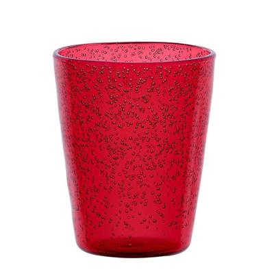 BICCHIERE MEMENTO ROSSO H.10 CM METACRILATO