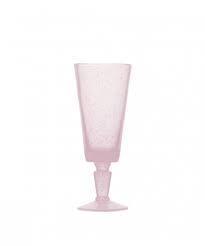 FLUTE MEMENTO ROSA H.17 CM METACRILATO