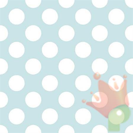 TOVAGLIOLI 3V 33X33 BIG DOTS LIGHT BLUE 20PZ