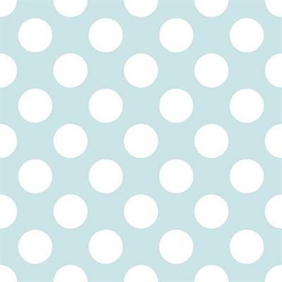 TOVAGLIOLI 3V 33X33 BIG DOTS LIGHT BLUE 20PZ