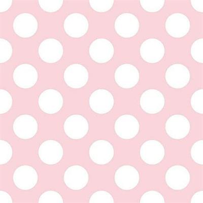 TOVAGLIOLI 3V 33X33 BIG DOTS LIGHT ROSE 20PZ
