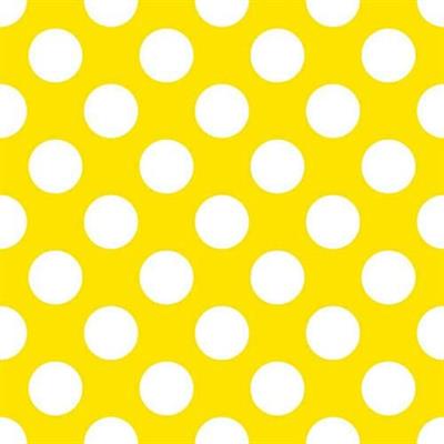 TOVAGLIOLI 3V 33X33 BIG DOTS YELLOW 20PZ