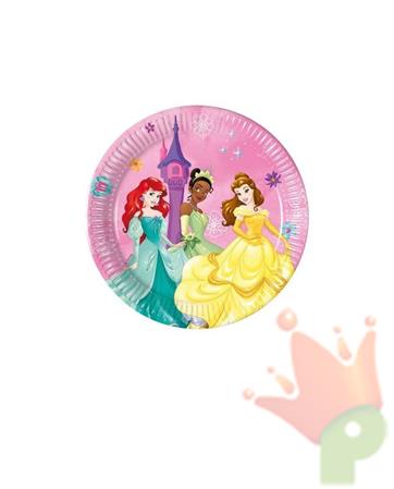 PIATTI PRINCIPESSE DISNEY IN CARTA 20 CM 8 PZ