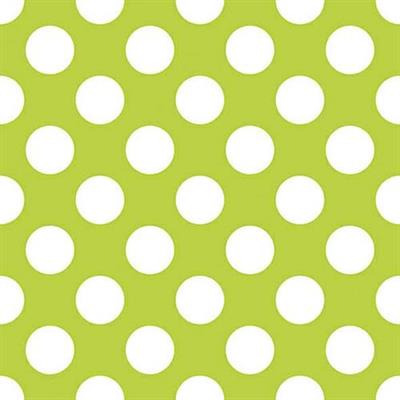 TOVAGLIOLI 3V 33X33 BIG DOTS GREEN 20PZ