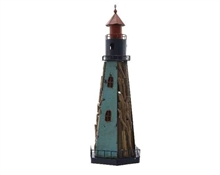 FARO IN FERRO CON LEGNO 20X18X60CM