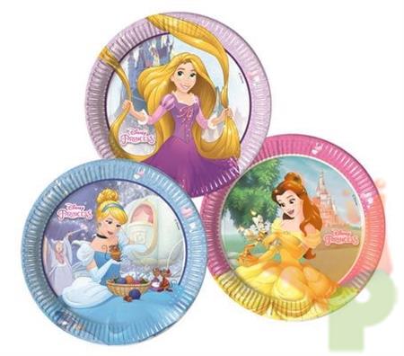 PIATTO 23CM PRINCIPESSE HEART STRONG 8PZ
