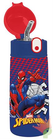 BORRACCIA TERMICA CON CANNUCCIA SPIDERMAN 460 ML