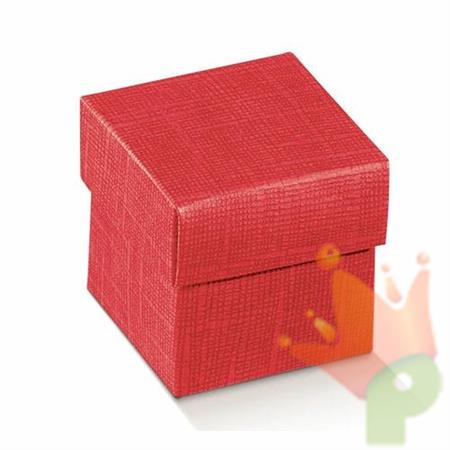 F/C 50X50X50 SETA ROSSO 10PZ