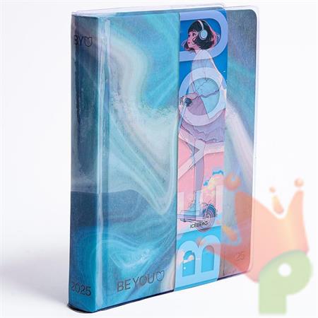 DIARIO COLOR ICEBERG BE YOU 2024/2025 13,5X18,2 CM
