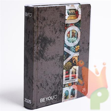 DIARIO MATTER STONE STD BE YOU 2025 13,5X18,2 CM