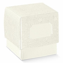 SCATOLINA 50X50X50 MM HARMONY BIANCO 10PZ