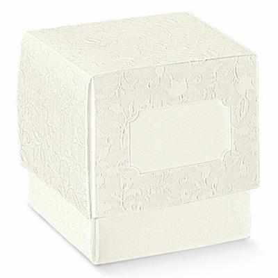 SCATOLINA 50X50X50 MM HARMONY BIANCO 10PZ