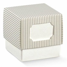 SCATOLINA 50X50X50 MM MILLERIGHE TORTORA 10 PZ