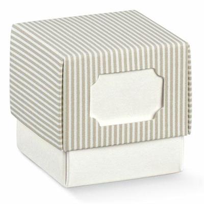 SCATOLINA 50X50X50 MM MILLERIGHE TORTORA 10 PZ