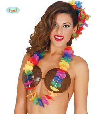 COLLANA HAWAIANA MULTICOLOR