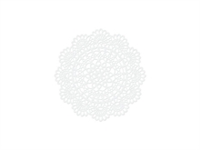 DECORAZIONI IN CARTA ROSETTE 5CM 10PZ