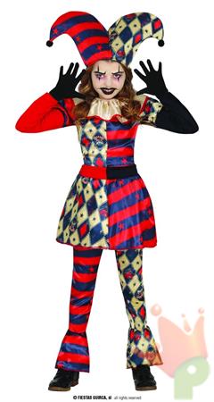 COSTUME ARLECCHINO DIAMANTE BAMBINA TG. 5-6 ANNI